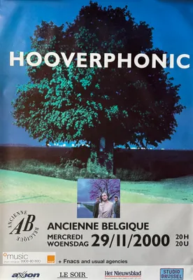 Obrázok produktu pre Hooverphonic – Koncert v Belgicku, rok 2000 – Plagát – 68x97 cm