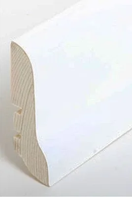 Produktbild von Sockelleiste Echtholzfurnier 20 x 60 x 2500 mm Esche Echtholzfurnier Fußleiste furniert by PROVISTON 2.5 Meter | 1 Stück