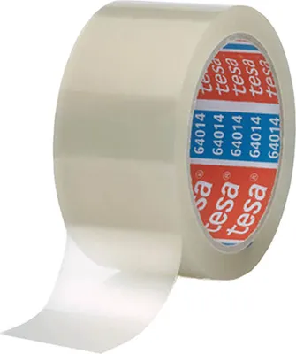 Produktbild von Tesa 64014 Klebeband, geräuscharmes Paketklebeband, 50mmx66m Transparent 6 Rollen