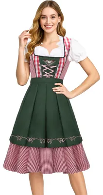 Immagine prodotto di Solidchoice - Costume da   per donna - Abito tradizionale bavarese con grembiule
