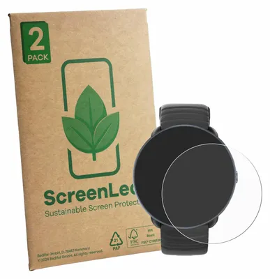 Produktbild von 2x ScreenLeaf Schutzfolie für Parsonver PSSW9 nachhaltiger Displayschutz Display Schutz Folie Klar Transparent