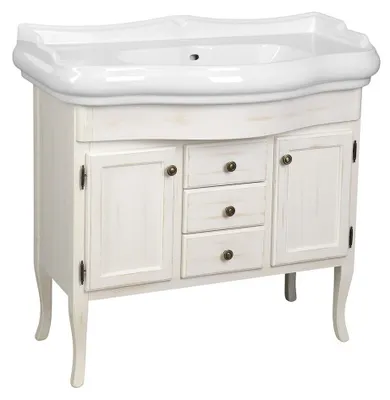 Produktbild von Sapho RETRO Unterschrank 89x80x48cm, Altweiß