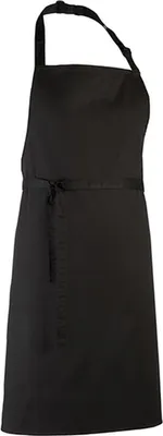 Immagine prodotto di Premier Workwear PR150 | Grembiule con pettorina 'Colours' - Lavabile a 60 °C - Colore: nero - Dimensioni: 72 x 86 cm