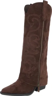 Produktbild von Ital-Design Damen Stiefel  Wildlederoptik Western- & Bikerstiefel 90471260 Braun Gr.  36