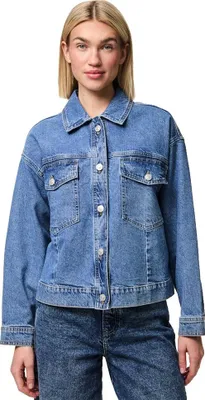 Produktbild von Pieces Elma Jeansjacke Blau L Damen Blau L
