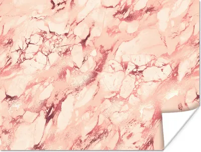Produktbild von MuchoWow® Poster Rosa - Steine - Marmor 160x120 cm - Foto Plakat