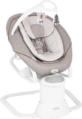 Produktbild von Multifunktionale 2-in-1 Babyschaukel und tragbare Wippung mit Vibration und einstellbarer Swing-Geschwindigkeit