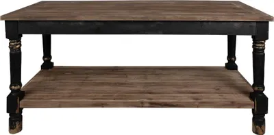 Produktbild von Clayre & Eef Präsentationstisch 180x70x85 cm Schwarz Holz