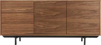 Produktbild von Miliboo - Design-Sideboard Vintage 160 cm Nussbaum MANNY