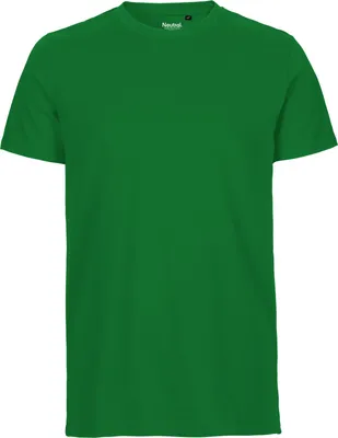 Produktbild von Neutral O61001 | Mens Fitted T-Shirt +GOTS- - Farbe: Green - Größe: M