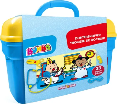 Produktbild von Studio 100 Bumba Arztset im Koffer, 23-teilig,