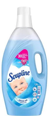 Produktbild von Soupline 1,9 l Weichspüler „Himmlisch frisch“ 29 sc