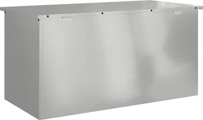 Obrázek produktu pro Venkovní úložná krabice Stříbrná 100 x 50,5 x 50 cm Ocel