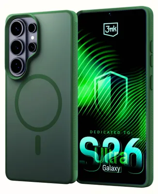 Image de Étui 3mk Smoke MagCase pour Samsung Galaxy S26 Ultra - vert