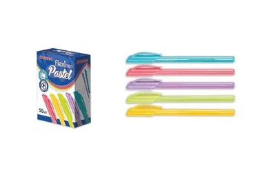 Immagine prodotto di Penna a sfera Flexi Trio blu pastello (50 pezzi)