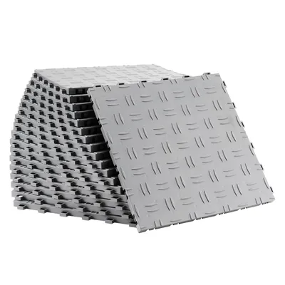 Produktbild von SucceBuy Garagen-BodenbeschlägeBodenbelag Garagenbodenfliesen, 30,5 x 30,5 x 1,3 cm, 50er-Pack  Bodenschutzmatten