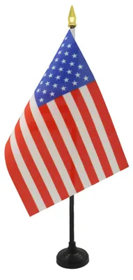 Produktbild von AZ FLAG Tischflagge USA Vereinigte Staaten 15x10 cm Kunststoffsockel