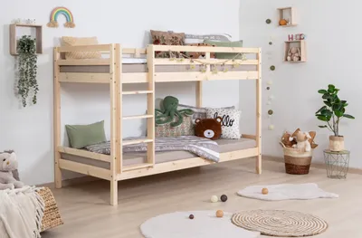 Produktbild von Etagenbett "Rene" Kiefer, verschied. Farben (Natur)