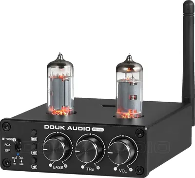 Zdjęcie produktu dla Przedwzmacniacz lampowy HiFi, Bluetooth 50, odtwarzacz USB