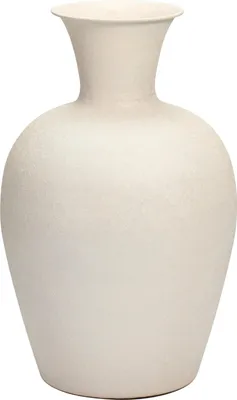 Produktbild von Dekorative Vase EH Serie, sandfarben, aus Eisen mit Sandoptik, Maße 21x33cm