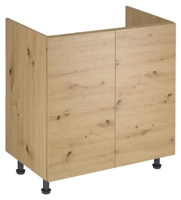 Produktbild von Spülenunterschrank D80Z – Velora – Artisan Eiche – Push-to-Open Mechanismus