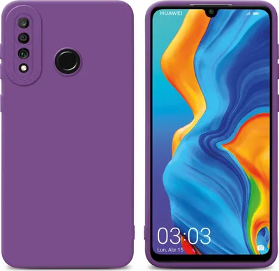 Image de Cadorabo Housse pour Huawei P30 LITE Housse de protection en violet TPU Silicone Etui Case Housse pour téléphone portable