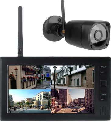 Produktbild von Bezprzewodowa kamera 720P DVR z 7-calowym wyświetlaczem LCD, noktowizorem i zasięgiem 30 m