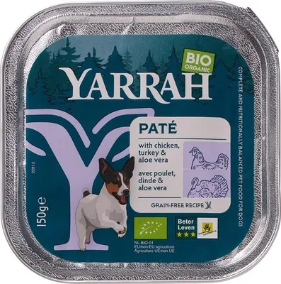 Productafbeelding van Yarrah Hondenvoer Pate Met Kip En Kal (150 gr)