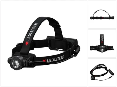 Produktbild von Ledlenser H7R Core, Stirnband-Taschenlampe, Schwarz, Aluminium, Tasten, IP67, LED