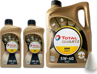 Produktbild von Total Quartz 9000 Energy | 5W-40 | 7 L | MB 229.5 | VW 502.00 / 505.00 | Porsche A40 | mit Trichter