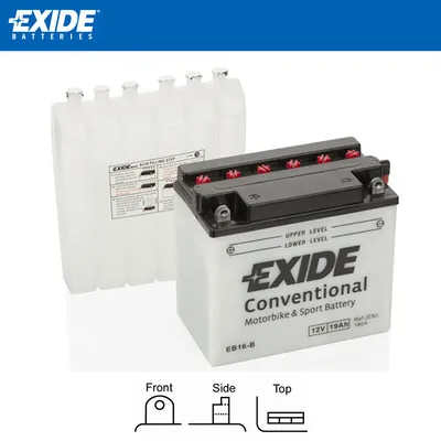 Immagine prodotto di Batteria EXIDE YB16B da 19 Ah