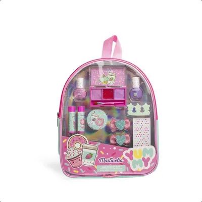 Produktbild von Martinelia | Kinder Kosmetikset - Rucksack - Lippenbalsam 2 x 3 g - Geschenkset - Nagellack 2 x 3,5 ml