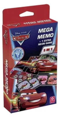 Produktbild von Cartamundi 22500373 - Cars Neon, Mega Memo