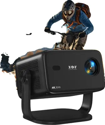 Obrázek produktu pro Projektor, nativní rozlišení 1080P, připojení WiFi 6 a Bluetooth, černý