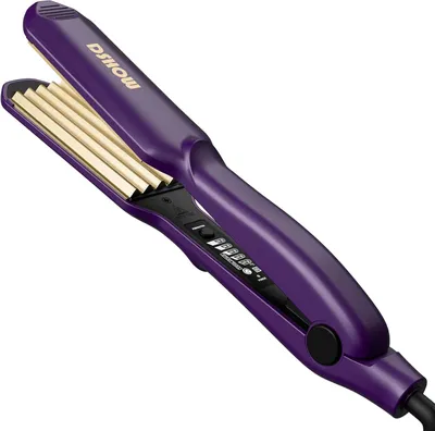 Productafbeelding van Wafeltang, haarstyler, keramische titanium platen, 220°C, paars, voor haarstyling