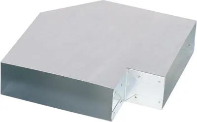 Produktbild von Flachkanal Bogen 90° 150 x 50 mm
