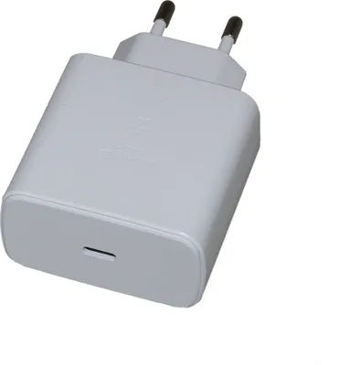 Produktbild von 45W Super-Schnell-Ladegerät für Original Samsung S22, S22 Plus, S22 Ultra weiß 4A Netzteil super-Fast-Charging USB-Typ-C-Adapter + Hakai Pad