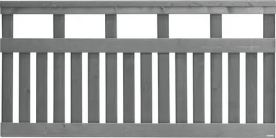 Produktbild von Vorgartenzaun Konsta Elda 180 x 90 cm basaltgrau