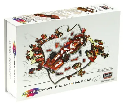 Obrázek produktu pro Puzzle drewniane Formuła 1 kolorowe 110 elementów