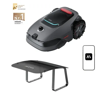 Produktbild von MOVA LiDAX Ultra 1600 Mähroboter (inkl. Garage) – bis 1600㎡, 3D-LiDAR & AI Vision, 5 cm Kantenschnitt, Tierschutz-Modus