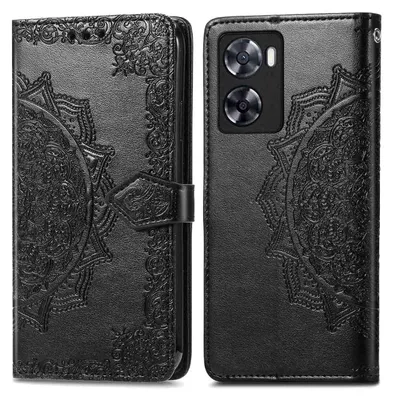 Produktbild von imoshion Mandala Klapphülle Oppo A57(s) - Schwarz