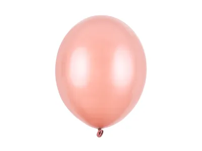 Produktbild von 50 Stk. Luftballon Ø30cm "Uni Metallic" | Rosegold