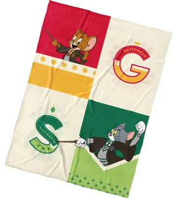 Imagen del producto de Manta infantil de Tom y Jerry en Hogwarts, 130x170 cm