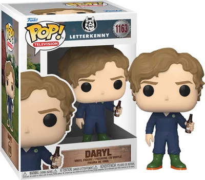 Produktbild von Funko Pop! Letterkenny Daryl 1163 Figur Aus Der Fernsehserie    One Size