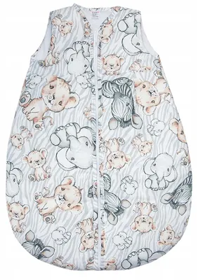 Produktbild von Ankras Baby Schlafsack Safari 56-62 Ganzjährig 100% Baumwolle