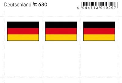 Produktbild von Lindner 630 Flaggen-Sticker: Deutschland
