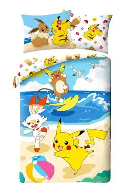 Obrázek produktu pro Pokémon Pikachu 07 140x200 70x90 cm 100% bavlna