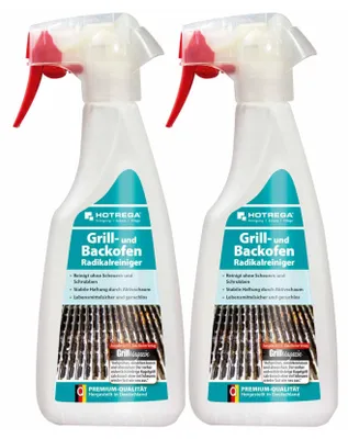 Produktbild von HOTREGA Grill und Backofen Radikalreiniger 500 ml, Grillreiniger, Rostreiniger, Ofenreiniger