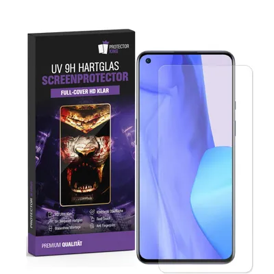 Produktbild von 5x UV-Liquid 9H Panzerglas für OnePlus 9 Pro 3D KLAR echtes Tempered Panzerhartglas Schutzglas Displayschutz Panzerfolie Schutzfolie Screen Protector