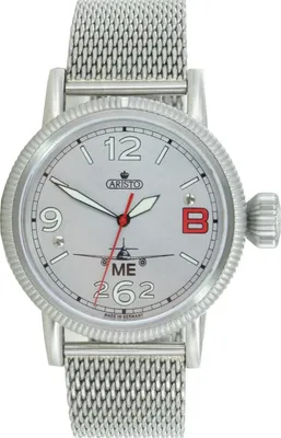 Produktbild von Aristo Herren Uhr Armbanduhr Fliegeruhr ME 262 Rote 'B' Automatic 3H262-RBM